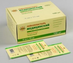 Лейкопластырь бактерицидный Leiko на нетканой основе р. 4смх10см 100 шт.