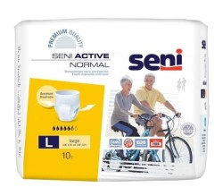 Подгузники-трусы для взрослых Seni актив нормал лардж р. L 10 шт.