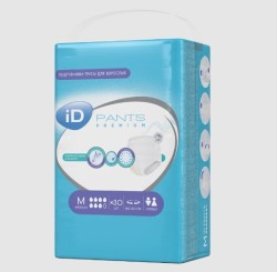 Подгузники-трусы для взрослых ID Премиум р. М 10 шт.