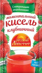 Кисель, Русский Аппетит 30 г моментальный клубничный