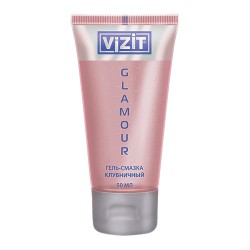 Гель-смазка интимный Vizit Гламур (клубничный) 50-60 мл