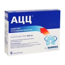 АЦЦ пор. д/р-ра д/приема внутрь 600 мг 3 г 6 шт.