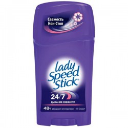 Дезодорант-антиперспирант Lady Speed Stick 24/7 Дыхание свежести стик 45 г