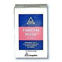 Тантум роза пор. д/ваг. р-ра 500 мг 9.44 г №10 шт.
