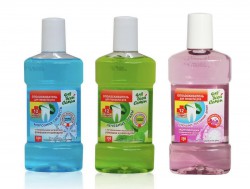 Ополаскиватель для полости рта Для всей семьи комплексный уход морозная свежесть 350 мл