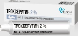 Троксерутин гель д/наружн. прим. 2% 40 г 1 шт.