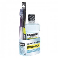 Ополаскиватель для полости рта Listerine сильные зубы здоровые десны 250 мл