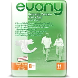 Подгузники для взрослых Evony лардж 8 шт.