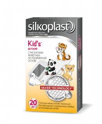 Лейкопластырь бактерицидный Silkoplast кидс 20 шт.