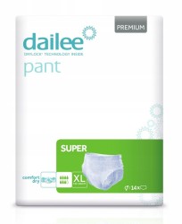 Подгузники-трусы для взрослых Dailee пант премиум супер р. XL 14 шт.