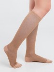 Гольфы компрессионные женские, Эласма р. 5 арт. С-505 2 класс компрессии на хлопковой основе бежевые