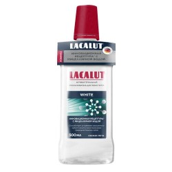 Ополаскиватель для полости рта Lacalut уайт антибактериальный 500 мл