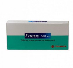 Глево табл. п/о пленочной 500 мг 25 шт.