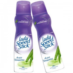 Дезодорант-антиперспирант Lady Speed Stick Алоэ Для чувствительной кожи спрей 150 мл