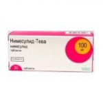 Нимесулид-Тева, таблетки 100 мг 20 шт